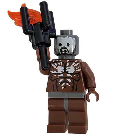 Lego Minifigure Lord of the Ring Beserker Uruk-Hai lor019 9474 Battle Helms Deep - Picture 1 of 2